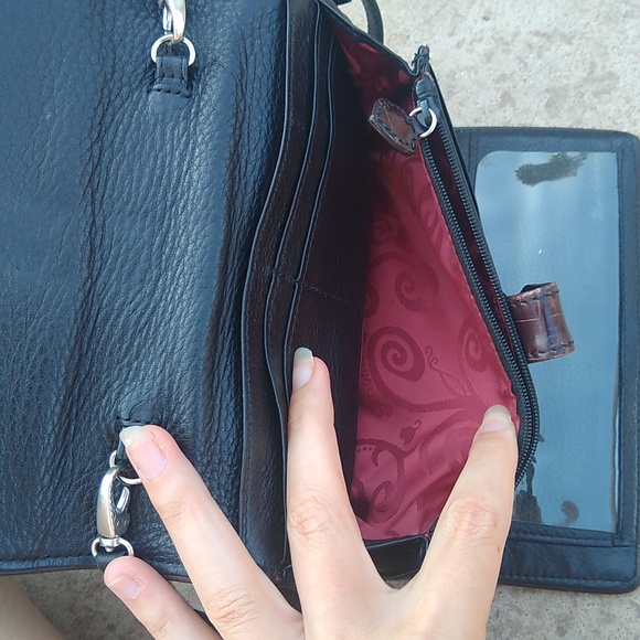Brighton Leather Nepal Organizer Crossbody Bag RETAIL $310 - Picture 10 of 13